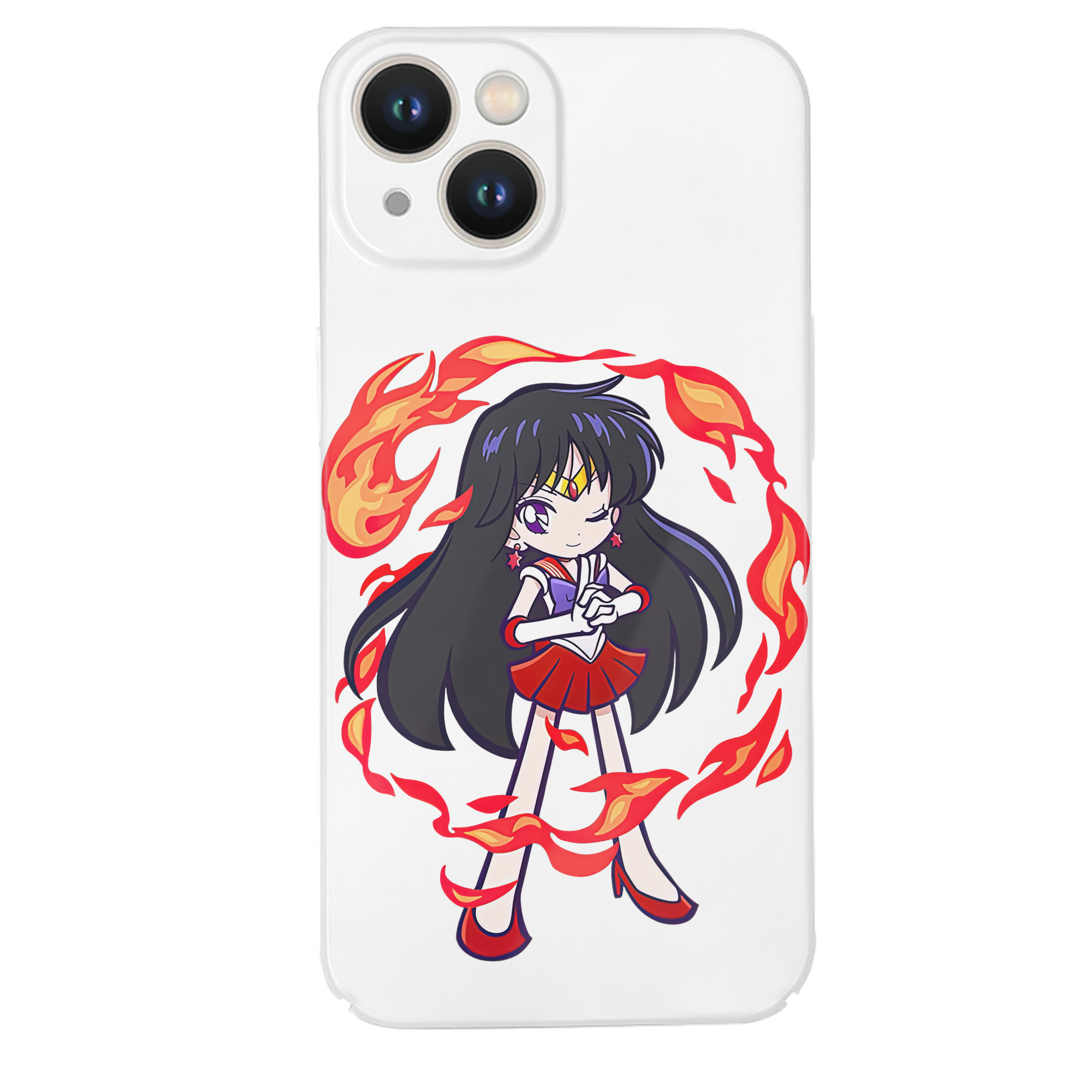 （画像用） 美少女戦士セーラームーン 火野レイ ひの レイ Sailor Moon Hino Rei （セーラーマーズ,Sailor Mars） 【iPhone 14シリーズ対応】ハードケース